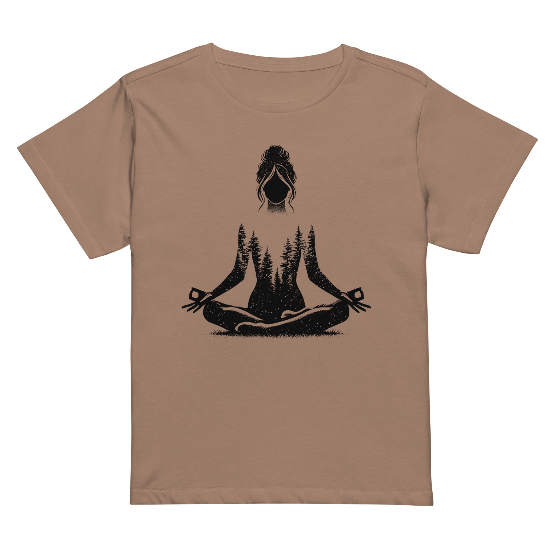 Grounded Women’s high-waisted t-shirt-Soul Flow Apparel