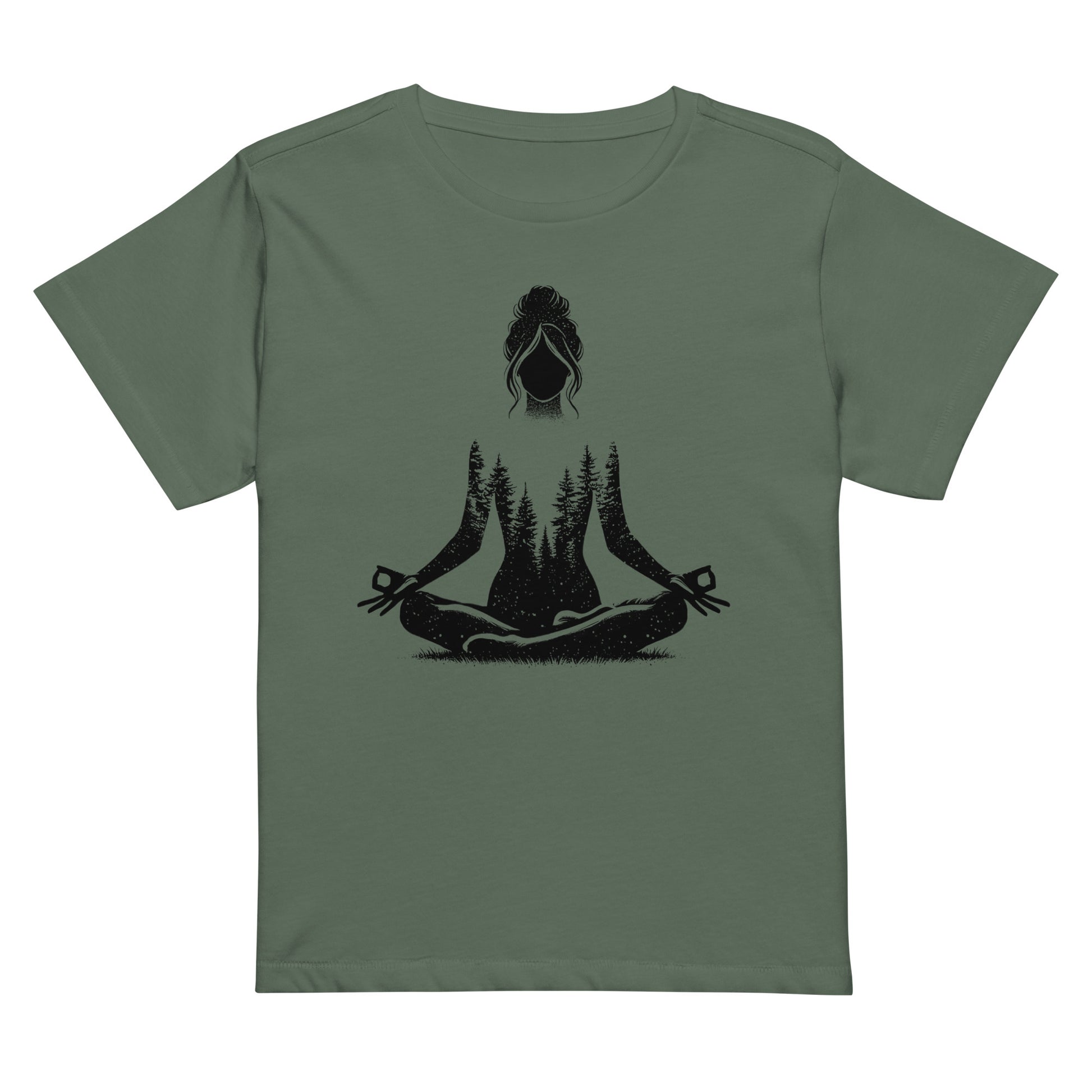 Grounded Women’s high-waisted t-shirt-Soul Flow Apparel
