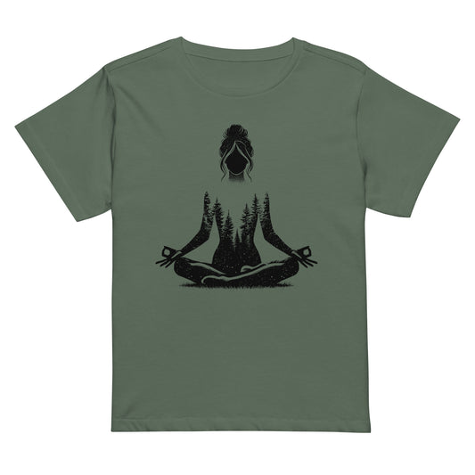 Grounded Women’s high-waisted t-shirt-Soul Flow Apparel