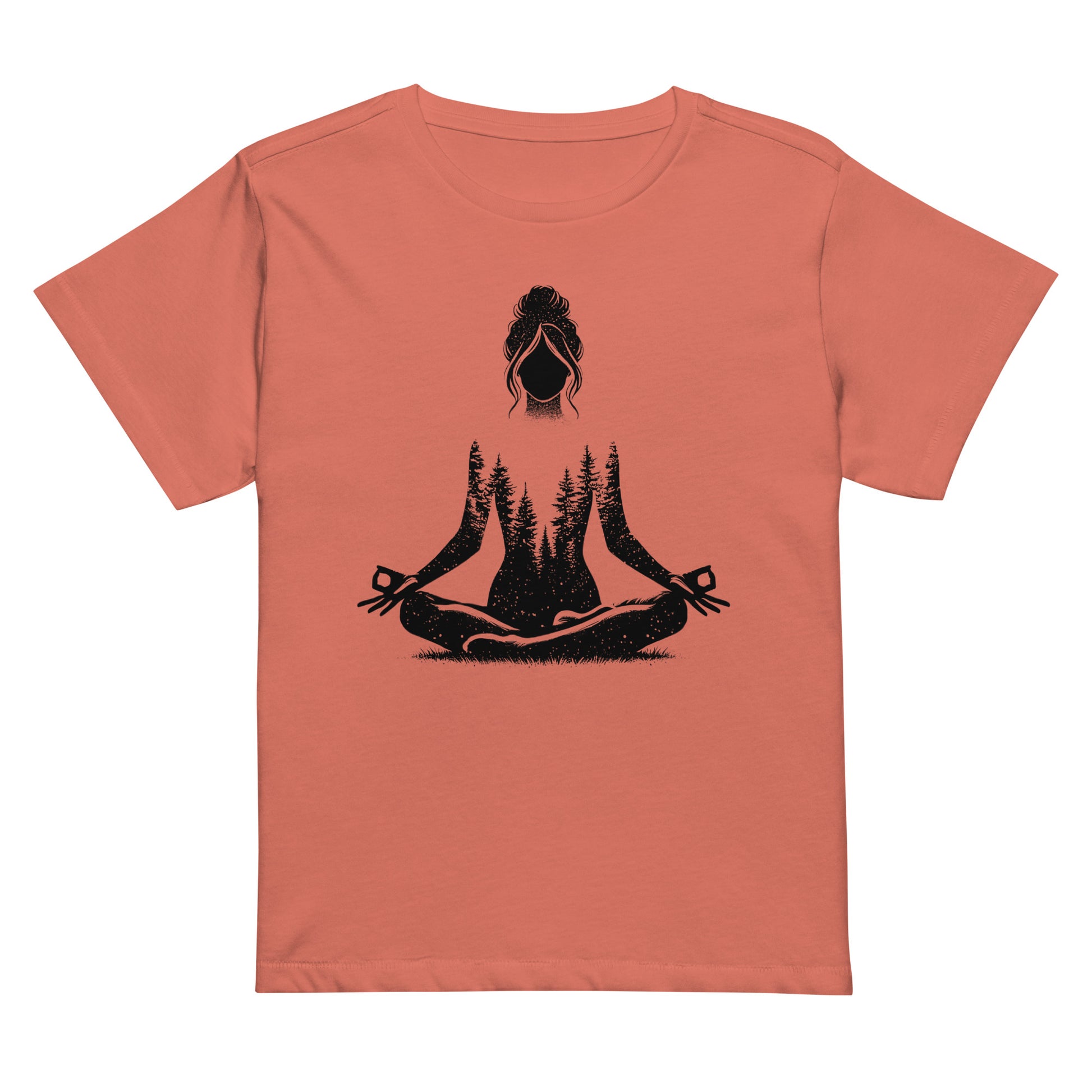 Grounded Women’s high-waisted t-shirt-Soul Flow Apparel