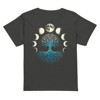 Above and Below She Is Life Women’s high-waisted t-shirt-Soul Flow Apparel