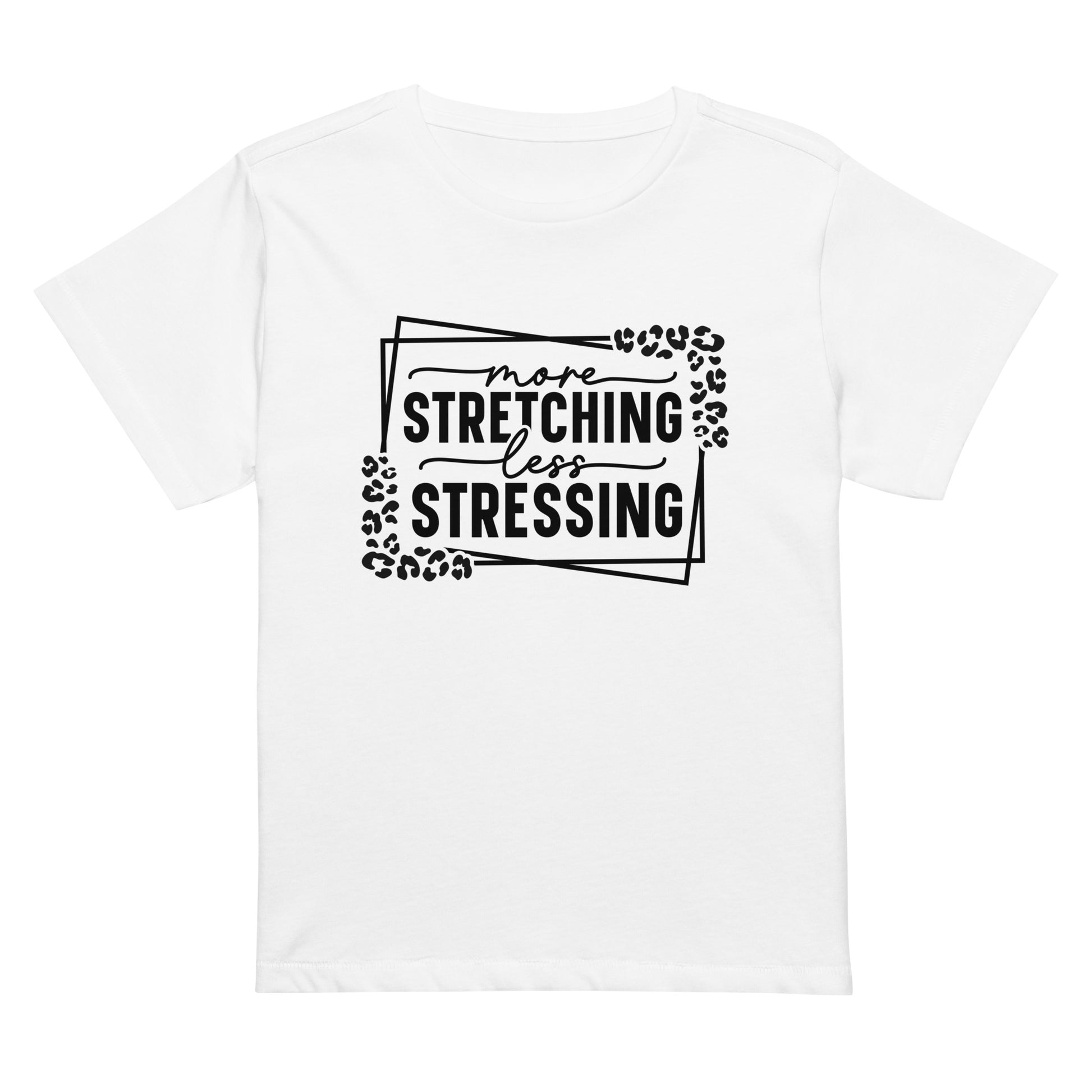 More Stretching Women’s high-waisted t-shirt-Soul Flow Apparel