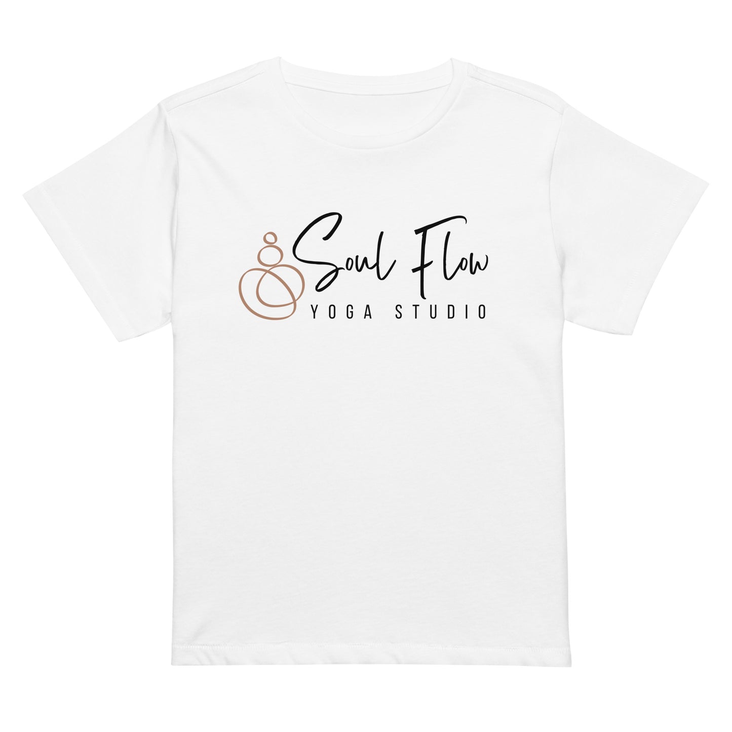 Soul Flow Yoga Studio Women’s high-waisted t-shirt-Soul Flow Apparel