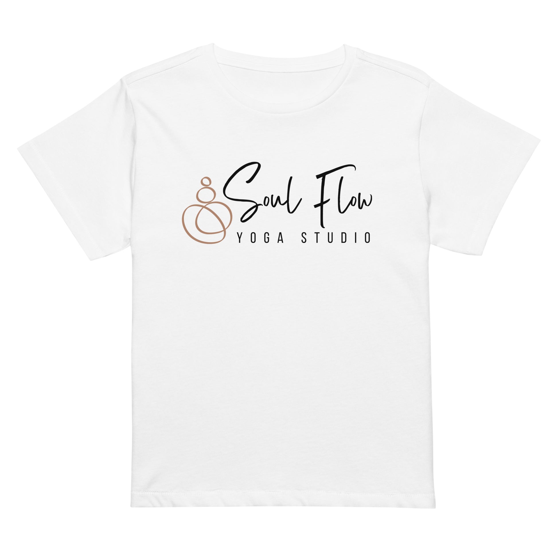 Soul Flow Yoga Studio Women’s high-waisted t-shirt-Soul Flow Apparel