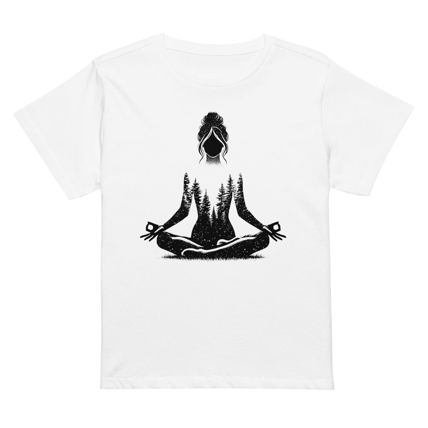 Grounded Women’s high-waisted t-shirt-Soul Flow Apparel