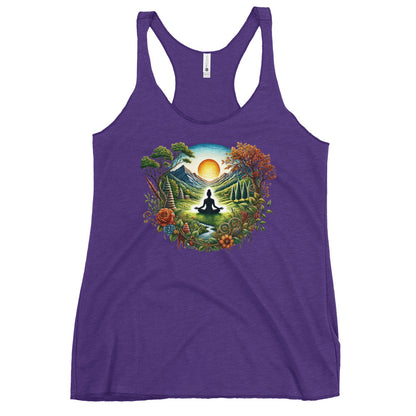 Linear Women's Racerback Tank-Soul Flow Apparel