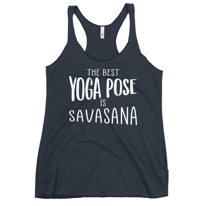 The Best Pose Women's Racerback Tank-Soul Flow Apparel