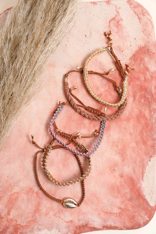 Woven Stackable Beaded Bracelet-Soul Flow Apparel