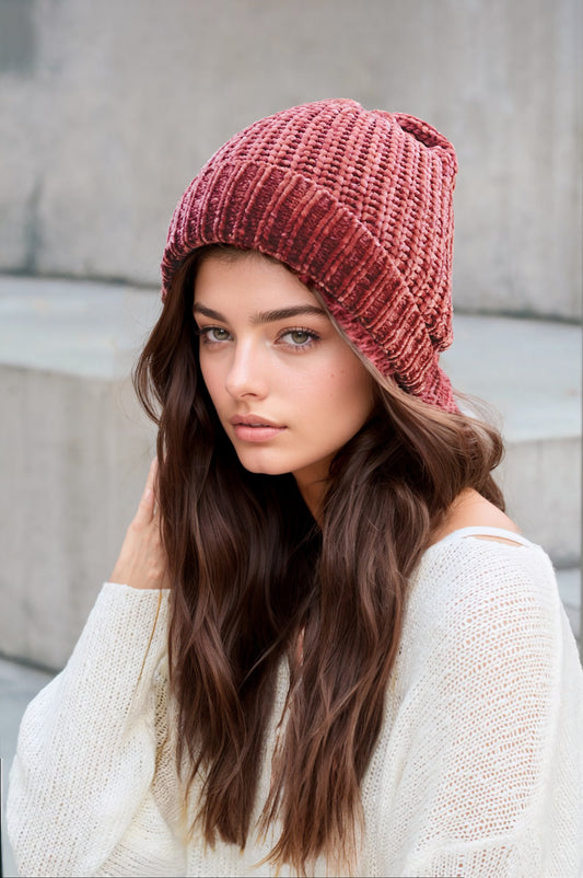 Hats & Hair - Soft Chenille Beanie