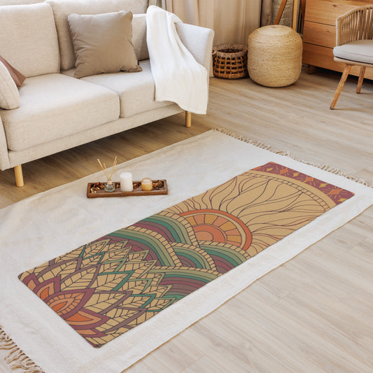 Soul Flow Apparel | Boho Lotus Fields Yoga mat