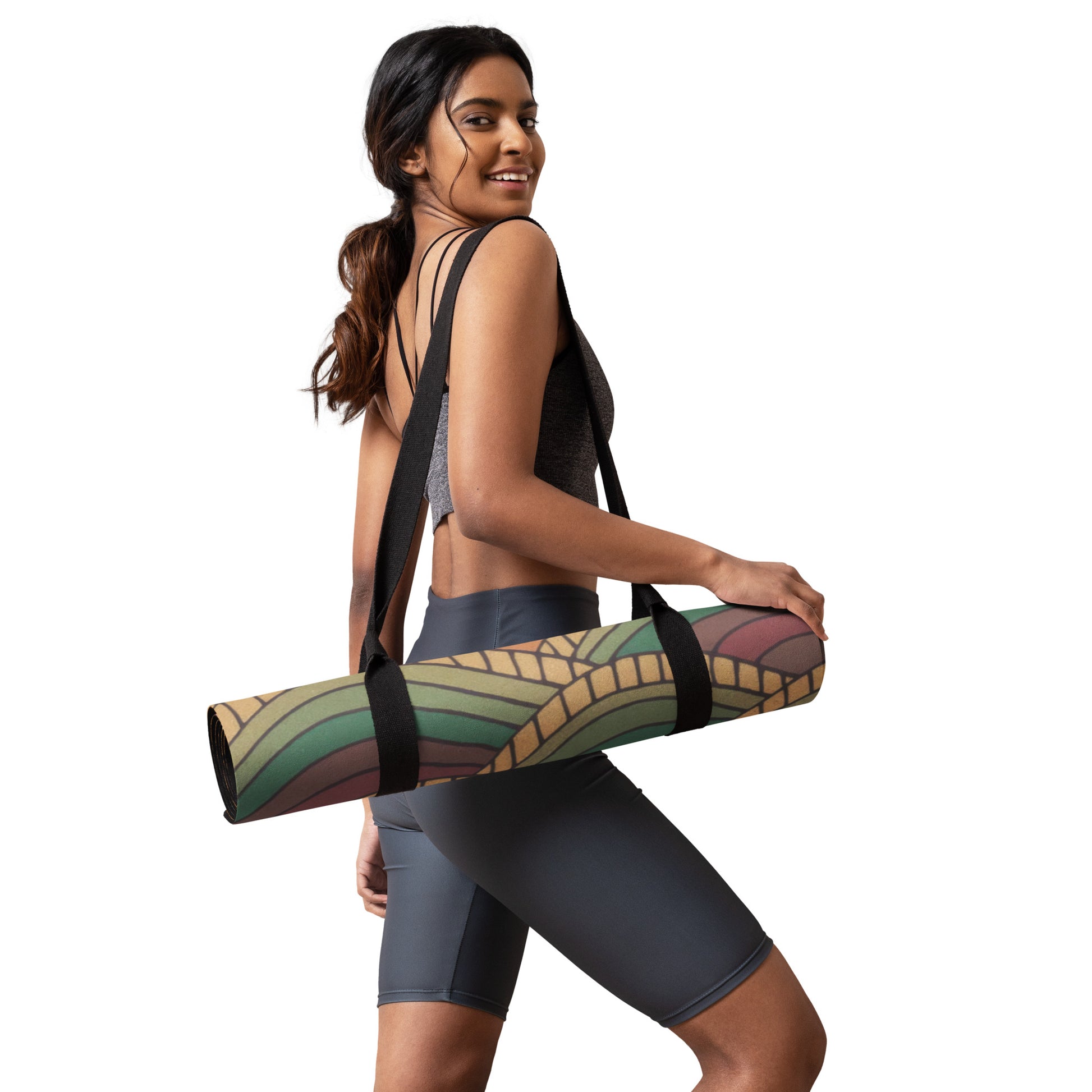 Soul Flow Apparel | Boho Lotus Fields Yoga mat